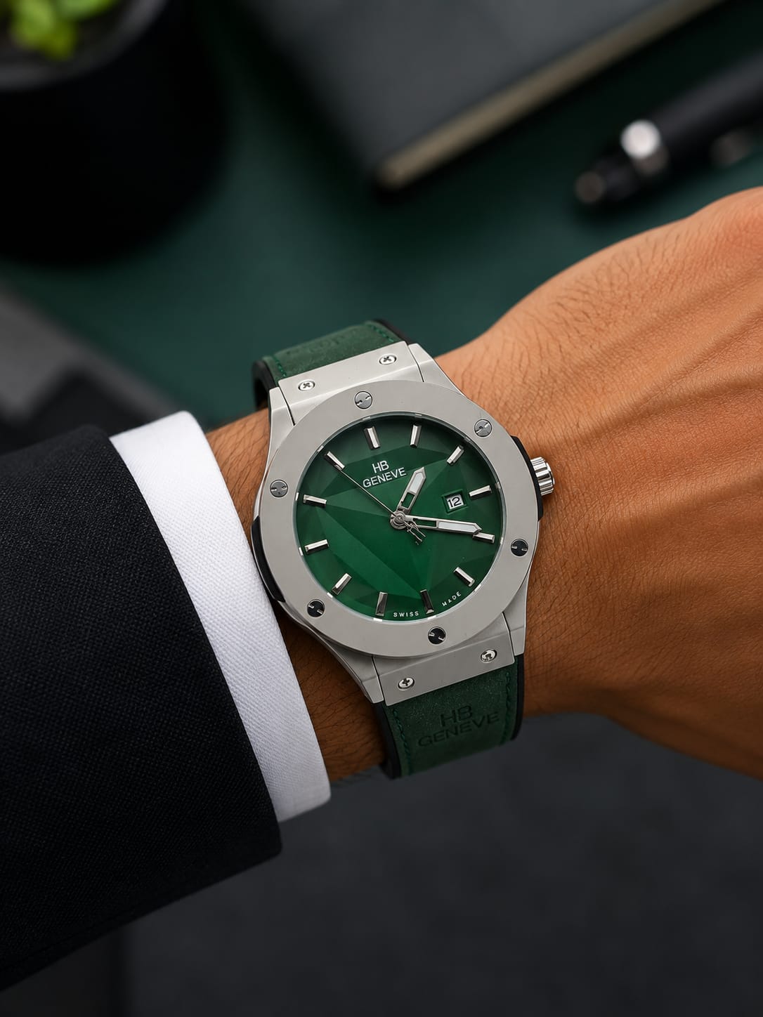 Luxury New Model Watch – Working Date & Master Lock Strap