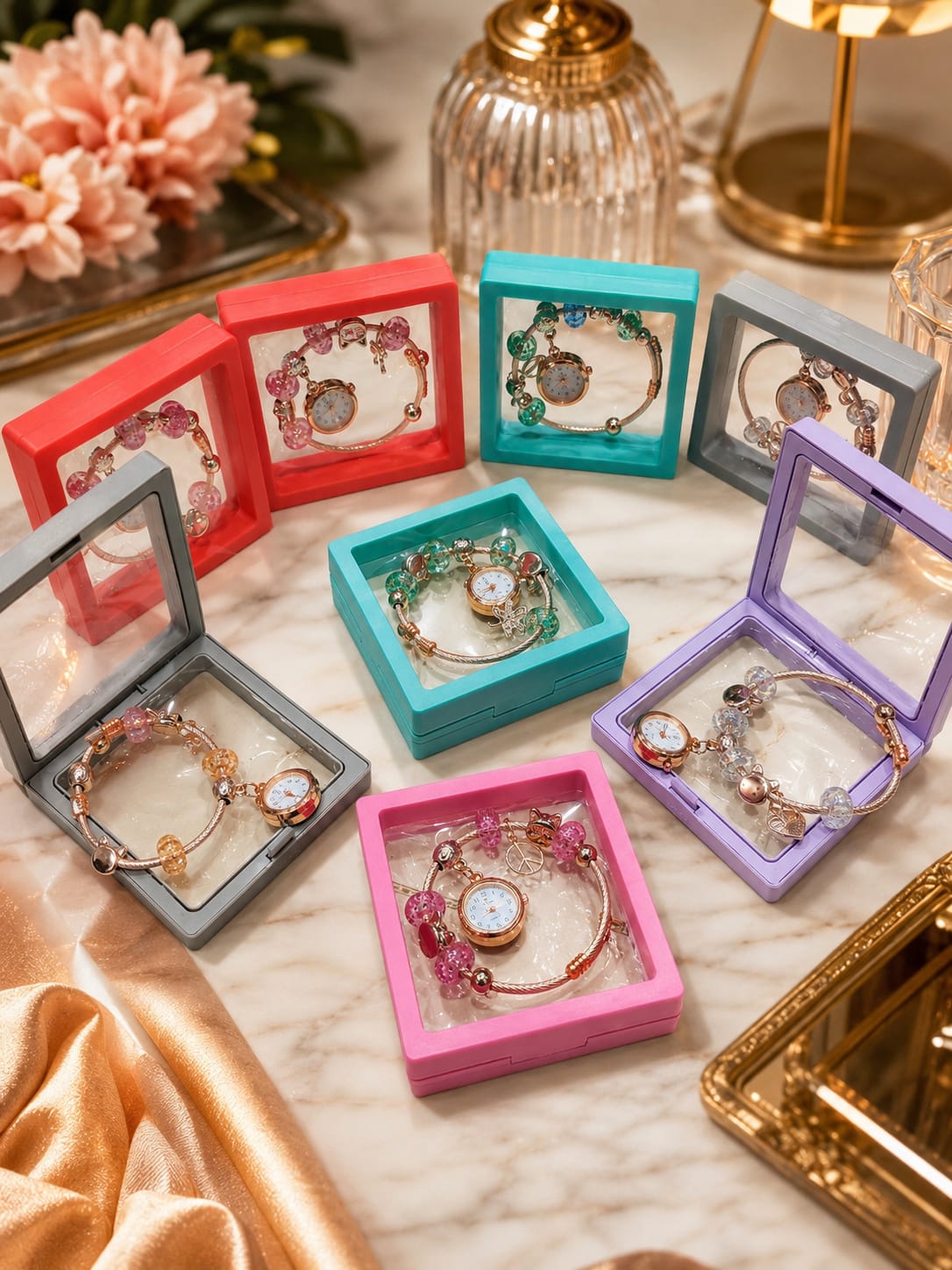 Ladies Fancy Bracelet – Adjustable | Premium Finish | Random Colors