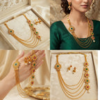 New Stylish Gold Design Jewelry Set – Premium Golden Finish | Shine Bright! ✨💫