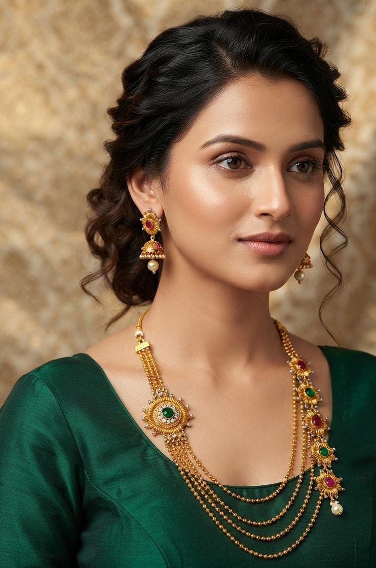 New Stylish Gold Design Jewelry Set – Premium Golden Finish | Shine Bright! ✨💫