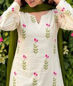 Trending 3-Piece Digital Printed Doria Lawn Farshi Shalwar Suit – Dori Work