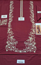 2-Piece Embroidered Suit for Women
