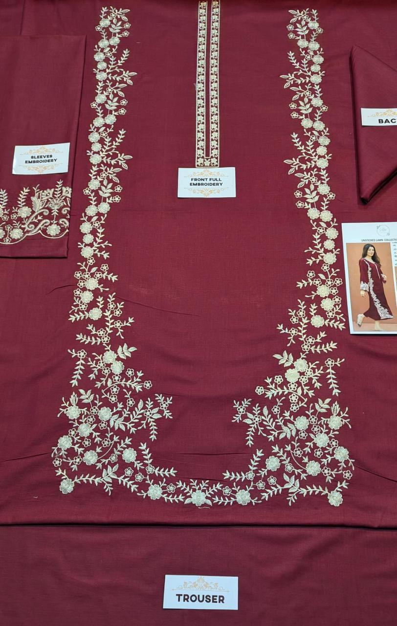 2-Piece Embroidered Suit for Women