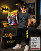 Kids Pack of 6 Outfit Deal – T-Shirt, Trouser & Accessories Bundle