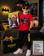 Kids Pack of 6 Outfit Deal – T-Shirt, Trouser & Accessories Bundle