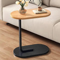 Luxury Oval C-Shape Sofa Side Table – Modern Accent Table | Space-Saving Design