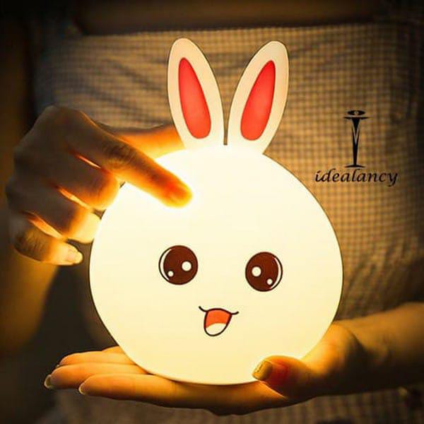 Jumbo Cute Bunny Silicone Night Light lamp