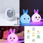 Jumbo Cute Bunny Silicone Night Light lamp
