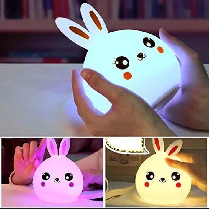 Jumbo Cute Bunny Silicone Night Light lamp