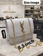 Stylish Crocodile Long Chain Bag for Girls – Crossbody Handbag