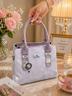 Elegant Floral Printed Premium Ladies Handbag