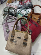 Elegant Floral Printed Premium Ladies Handbag