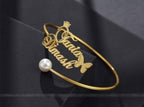 Customized Name Bangle – Premium Personalized Bracelet with Gift Box