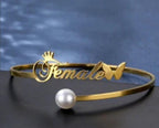 Customized Name Bangle – Premium Personalized Bracelet with Gift Box