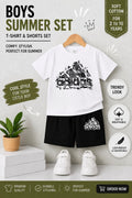 Kids DTF Print T-Shirt & Shorts Summer Set