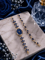 Luxury Gift Set for Her: Stone Watch & Tulip Hand Bracelets