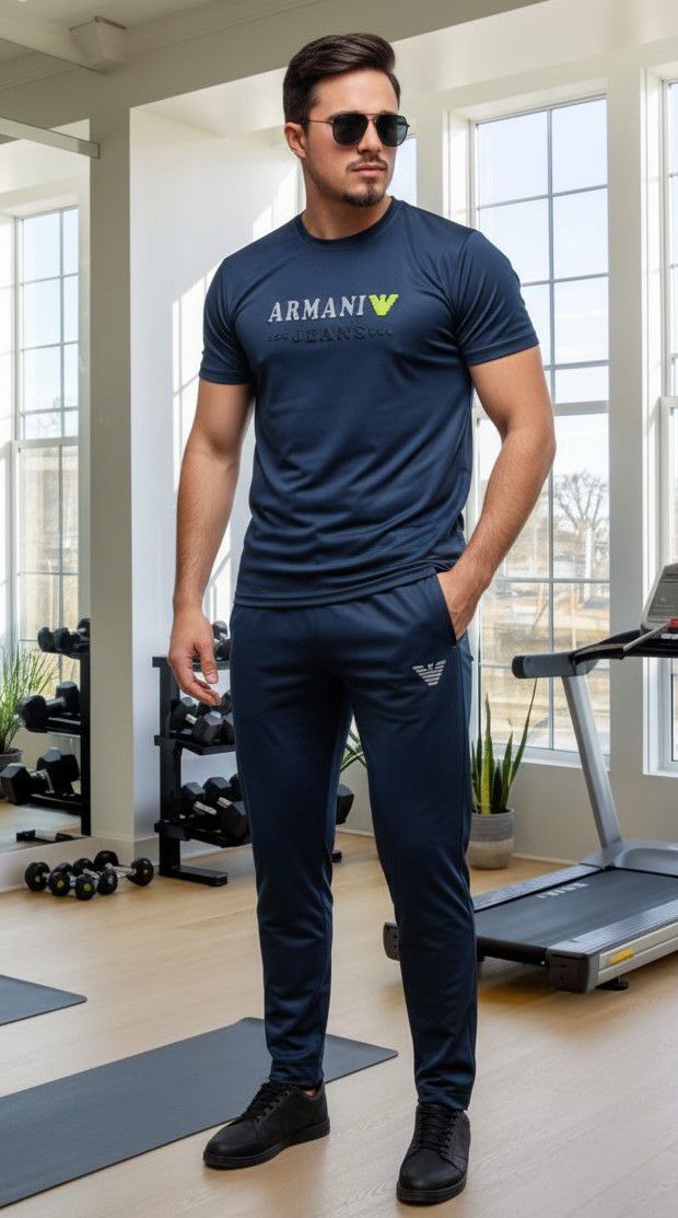 High-Demand DRI-FIT Summer Tracksuit with Embossed Reflector Print