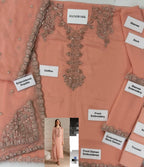 3-Piece Embroidered Chiffon Addawork Suit with Malai Inner & Trouser