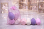 4-Piece Makeup Blender Puff Set - Flawless Foundation Sponge and Beauty Applicator