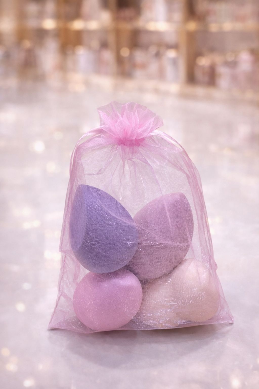4-Piece Makeup Blender Puff Set - Flawless Foundation Sponge and Beauty Applicator