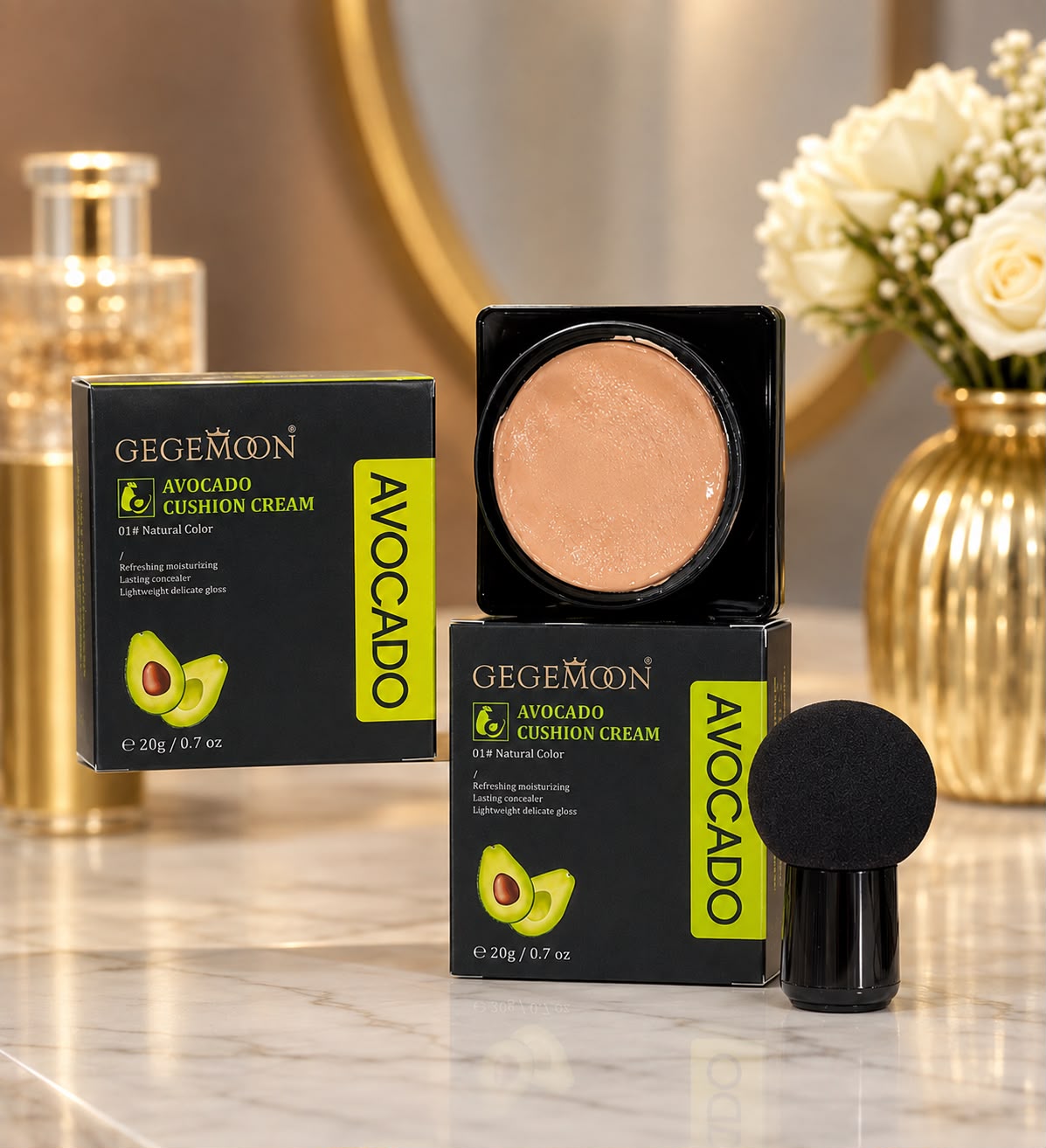 Gegemoon Sunisa Foundation Cream – Mushroom Head Air Cushion BB Cream