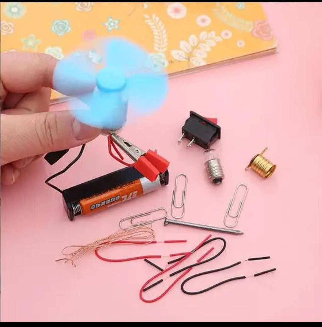 DIY Student Science Experiment Circuit Fan Physics Kit