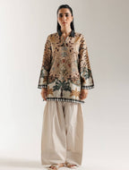 Ready to Wear 2-Piece High Quality Digital Ethnic Print Doria Lawn Suit – Free Size
