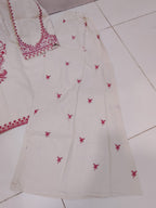 Ready to Wear Premium Embroidered Cotton Breeze Suit with Lacha Flapper