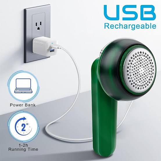 Rechargeable Fabric Lint Remover & Fuzz Shaver