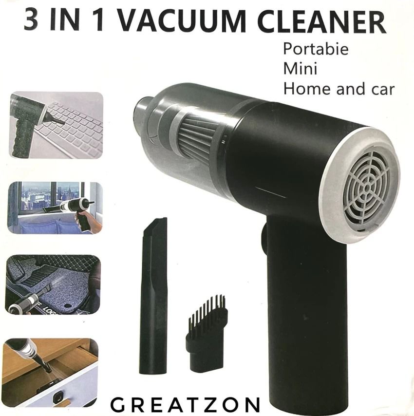 3-in-1 Wireless Portable Car Vacuum Cleaner – High-Power Handheld Dust & Debris Remover