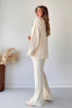 2-Piece Winter Arrival Zipper Highneck Drop-Shoulder Track Suit