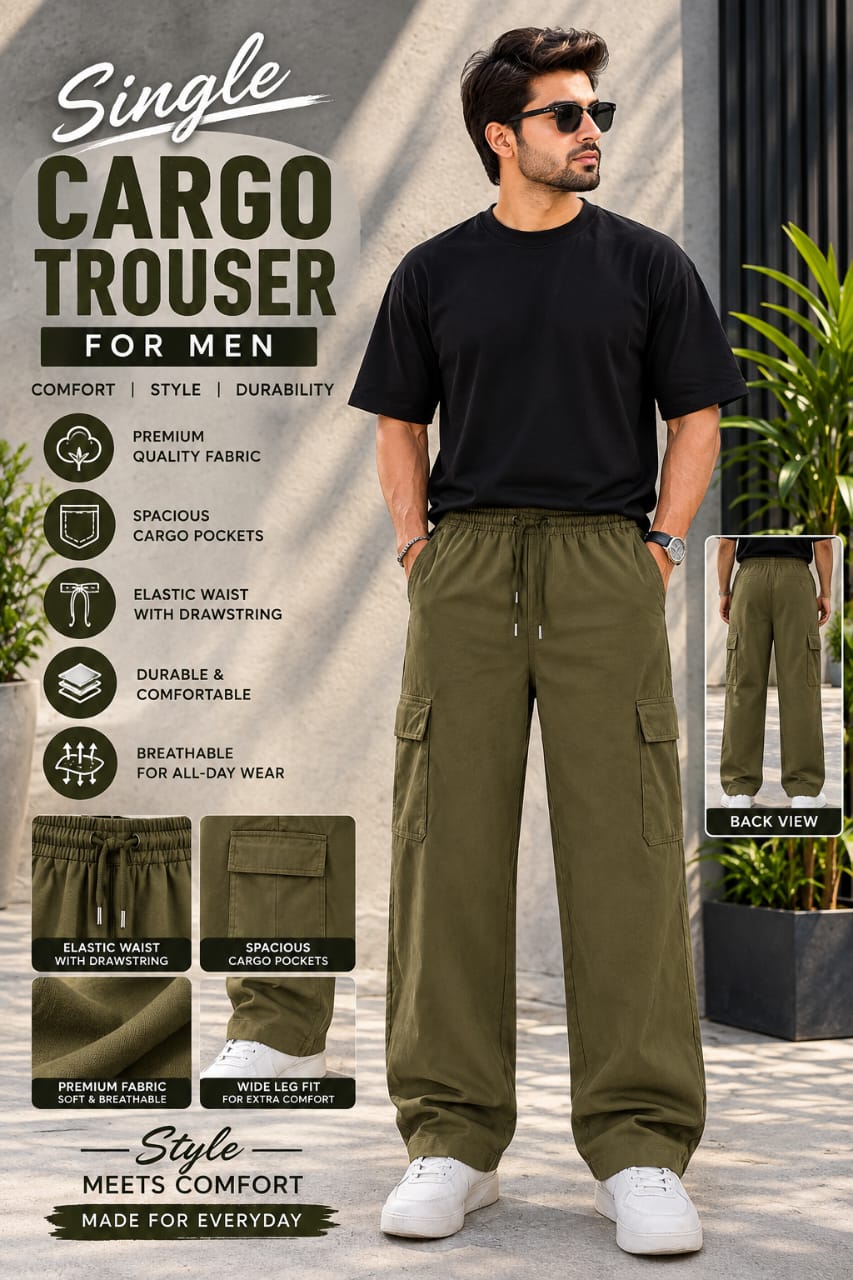 Cargo Street Trouser for Women - Casual Summer Jeans Cotton Pants