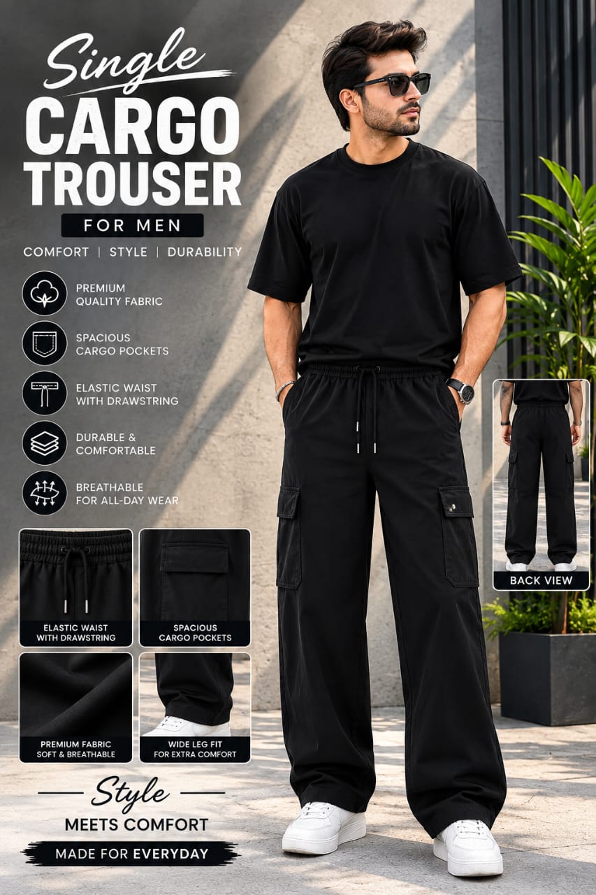 Cargo Street Trouser for Women - Casual Summer Jeans Cotton Pants