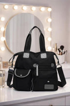Large Capacity Multifunctional Travel Handbag and Parent Bag with Detachable Strap
