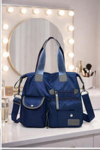 Large Capacity Multifunctional Travel Handbag and Parent Bag with Detachable Strap