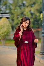 Velvet Kaftan Dress for Women - Premium Winter Party Wear Kaftan (9 Colors)