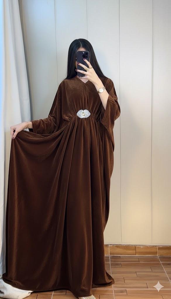 Velvet Kaftan Dress for Women - Premium Winter Party Wear Kaftan (9 Colors)