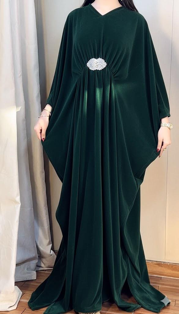 Velvet Kaftan Dress for Women - Premium Winter Party Wear Kaftan (9 Colors)