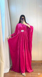 Velvet Kaftan Dress for Women - Premium Winter Party Wear Kaftan (9 Colors)