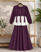 Ready to Wear 2-Piece Crush Georgette Bow Accent Outfit