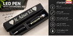 Customise LED Name Light Pen with Luxury Black Box | Personalised Gift