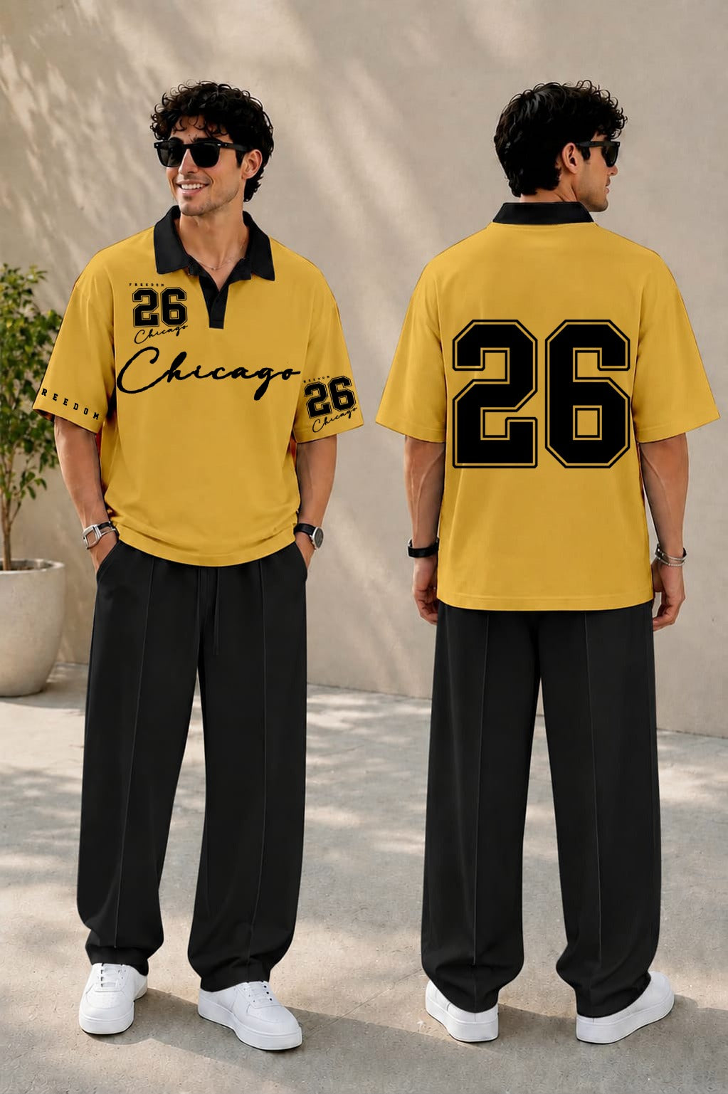 Ready to Wear Oversized Drop Shoulder Tracksuit Set