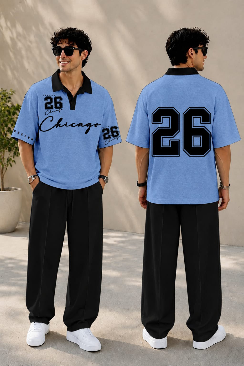 Ready to Wear Oversized Drop Shoulder Tracksuit Set