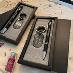 Customise Engraved Pen & Keychain Gift Set