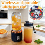2 Cups Portable Electric Juicer Blender