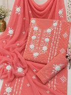 3-Piece Hand Embroidered Lawn Suit