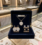 Fancy China Heart Jewellery Set for Her