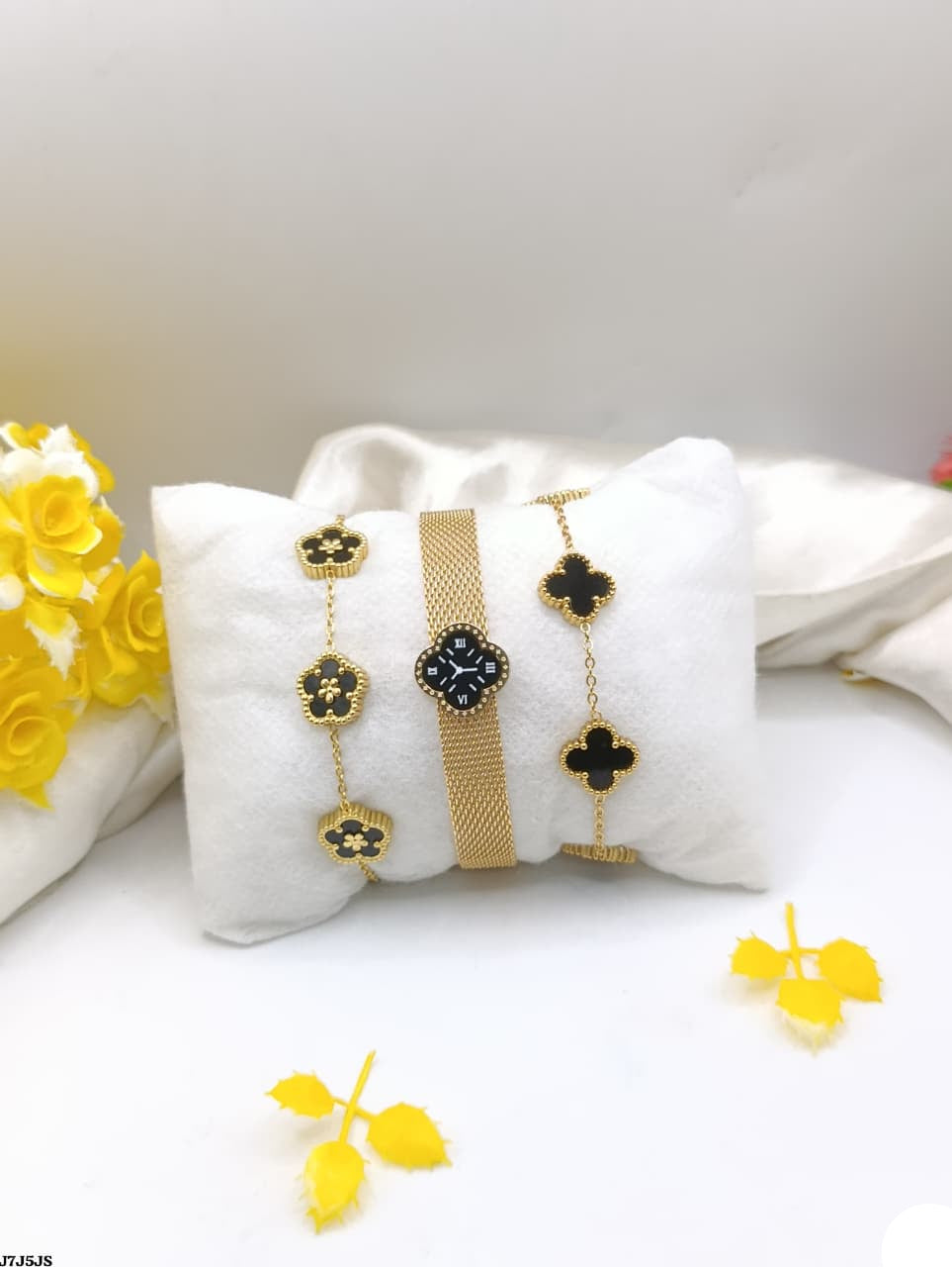 3-Piece Stainless Steel Bracelet Set for Her