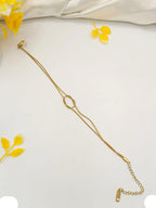 Fancy Stainless Steel Knot Bracelet for Women
