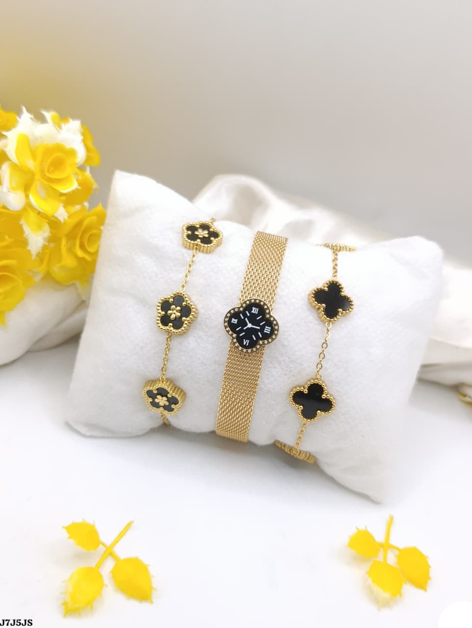 3-Piece Stainless Steel Bracelet Set for Her